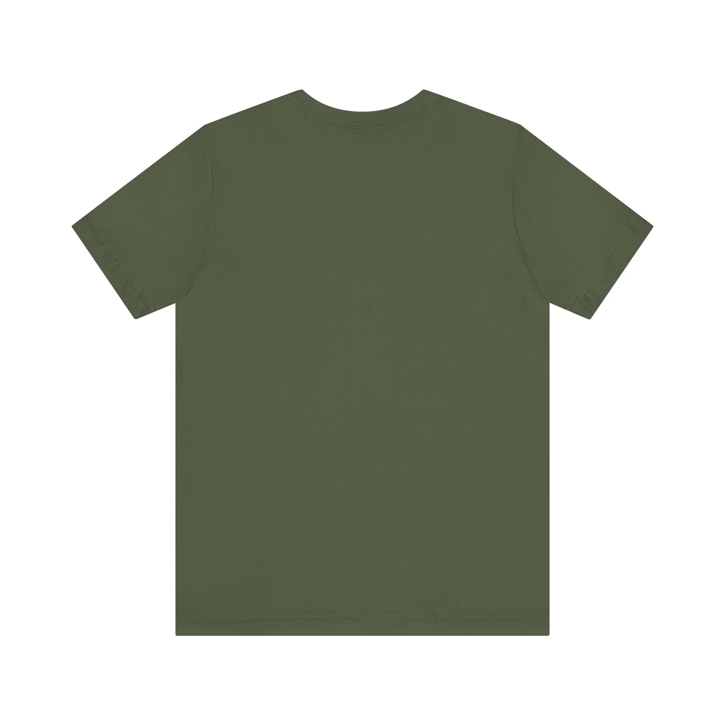 Men's Minimalist Striped Circle Graphic Tee Green